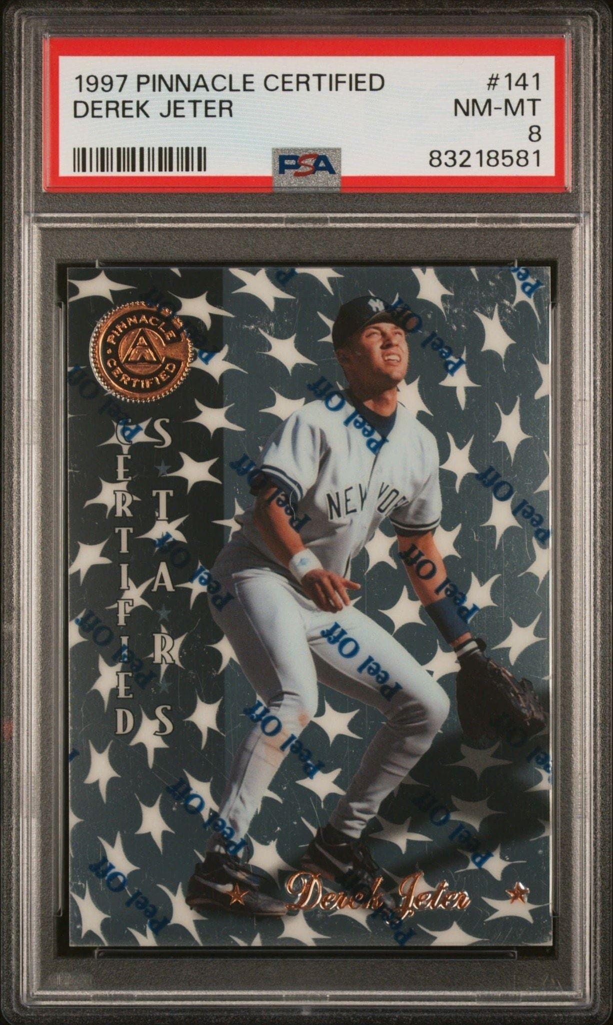 1997 Pinnacle Certified Derek Jeter #141 trading card