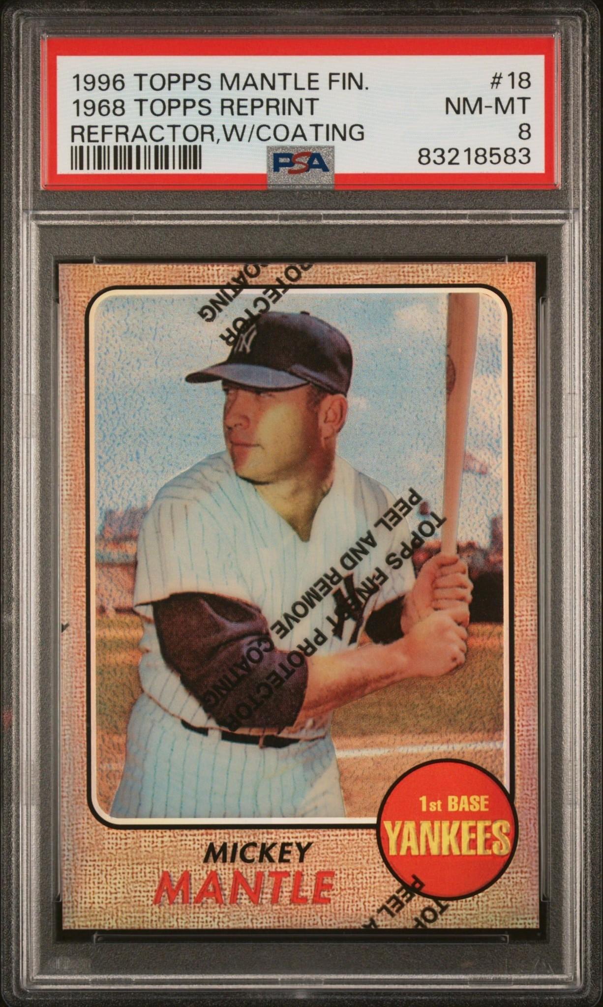 1996 Topps Finest Mickey Mantle #280 trading card