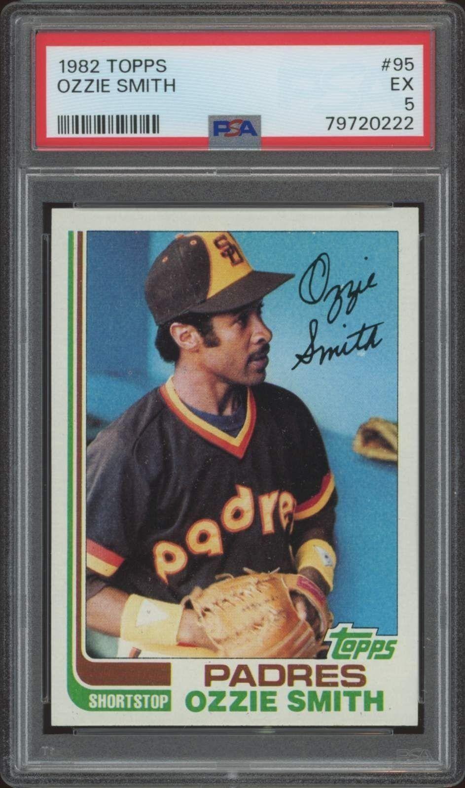 1982 Topps Ozzie Smith #95 baseball trading card front