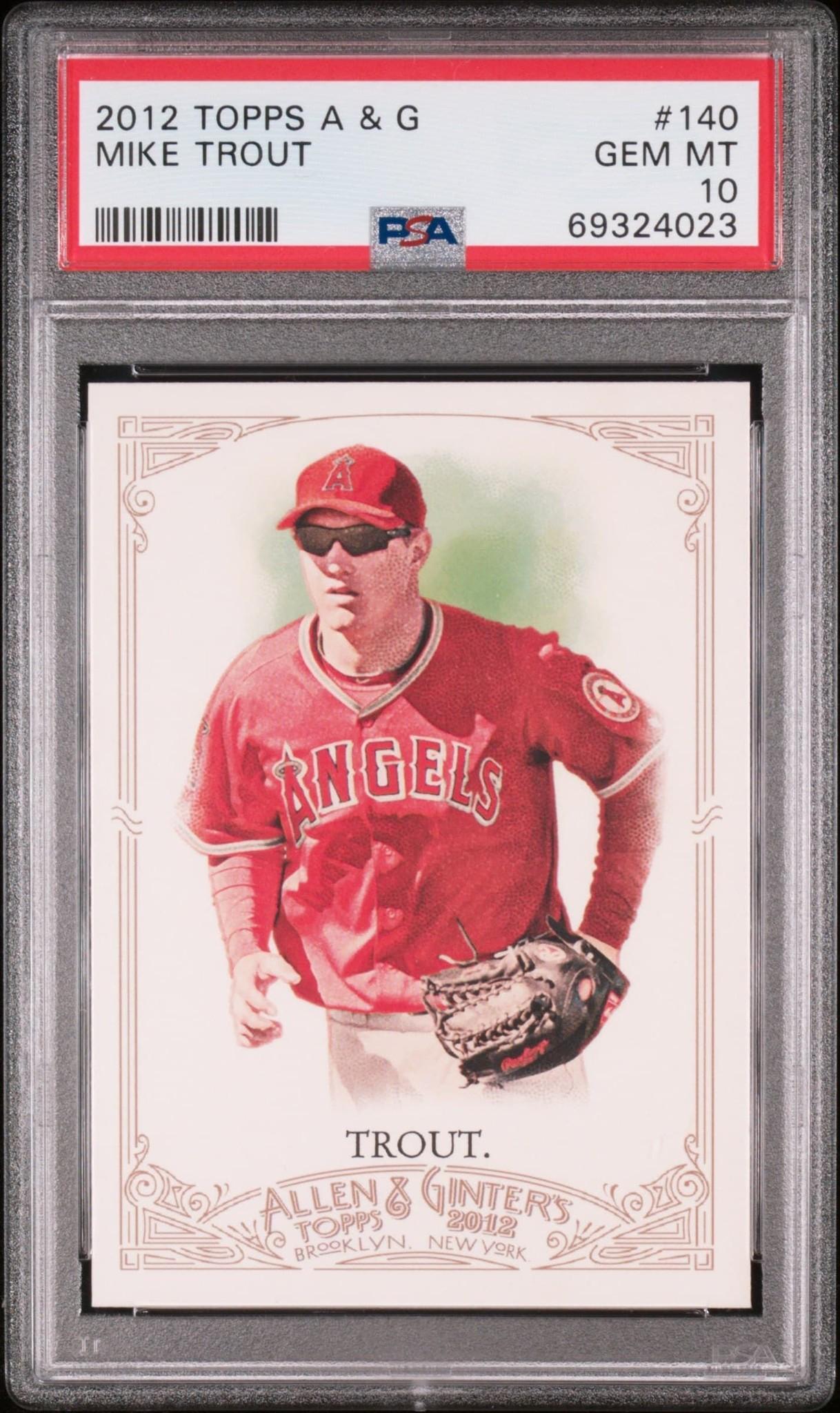 2012 Topps Allen & Ginter Mike Trout #140 trading card