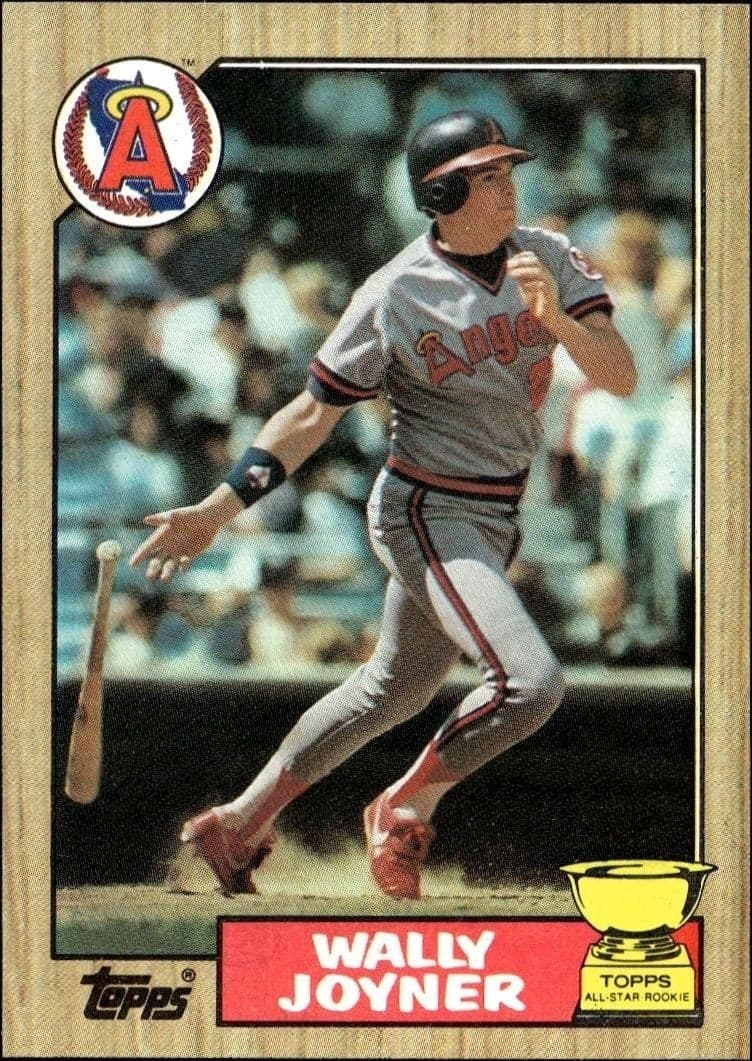 1987 Topps Wally Joyner #80 trading card