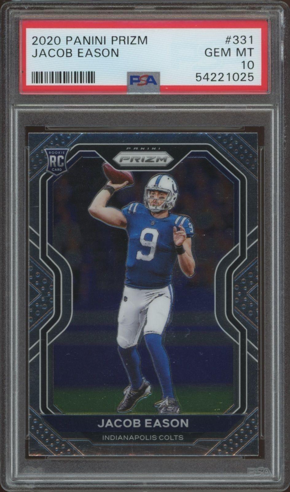 2020 Panini Jacob Eason #331 trading card