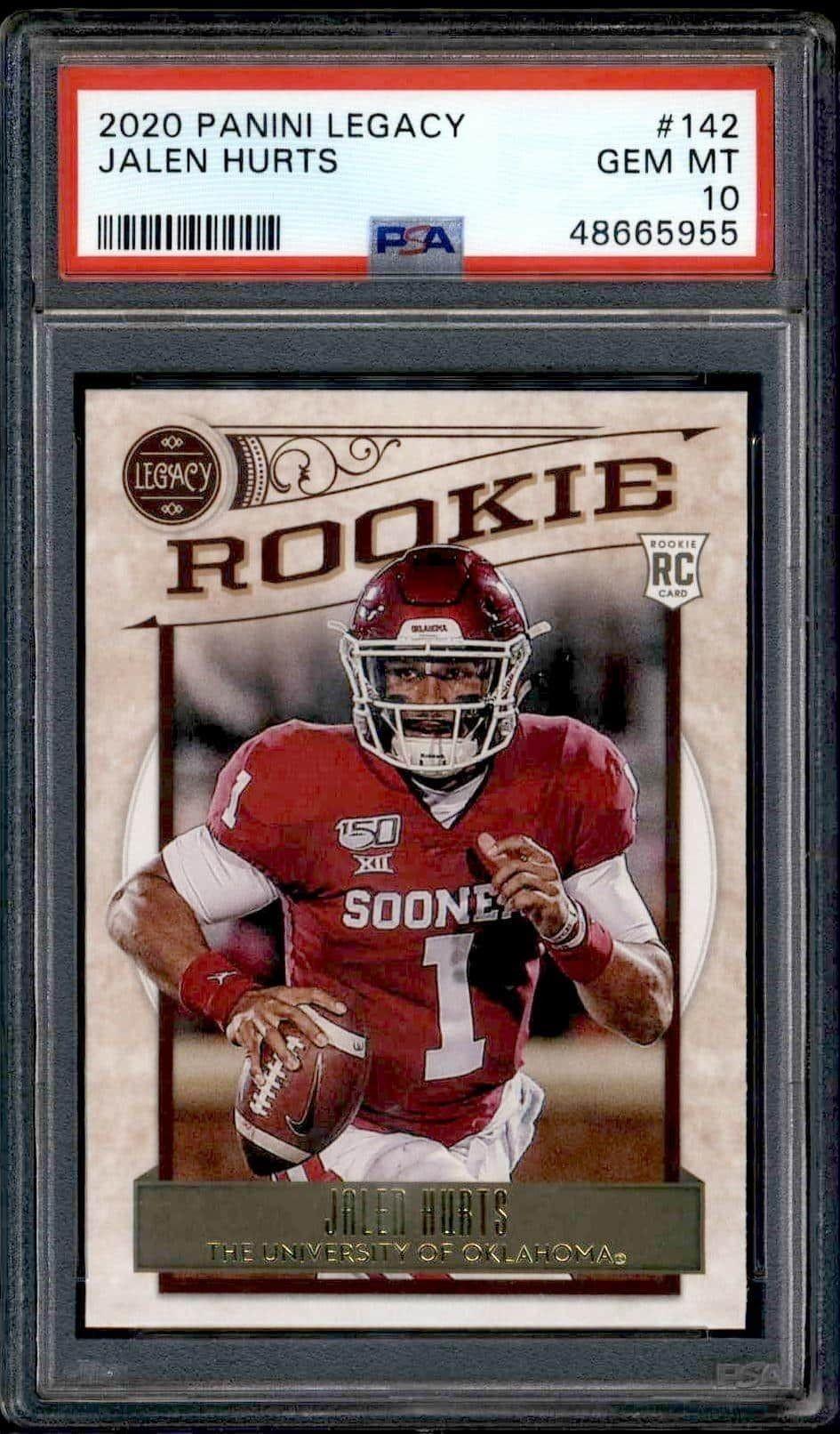 2020 Panini Legacy Jalen Hurts #142 trading card