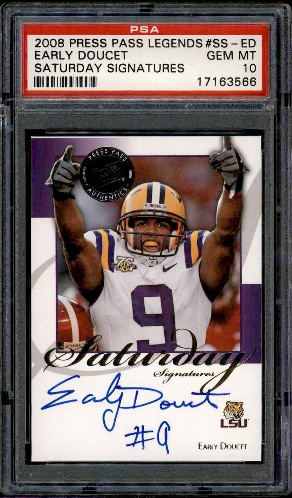 2008 Press-Pass Legends Early Doucet #SS-ED trading card
