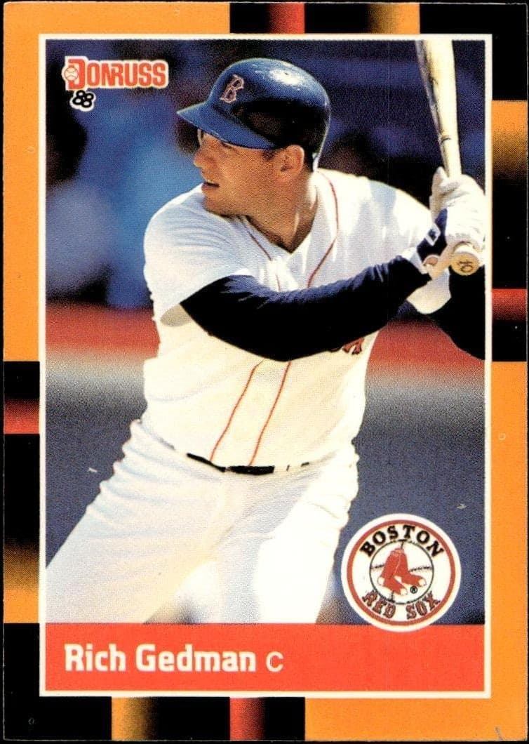 1988 Donruss Baseball's Best Rich Gedman #140 trading card