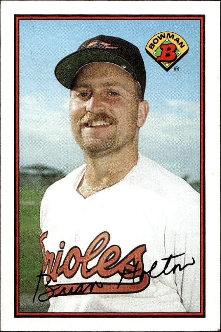 1989 Bowman Brian Holton #2 trading card