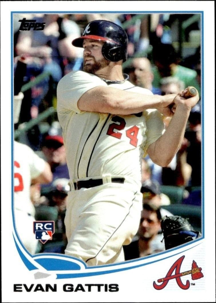 2013 Topps Series 2 Evan Gattis #418 trading card