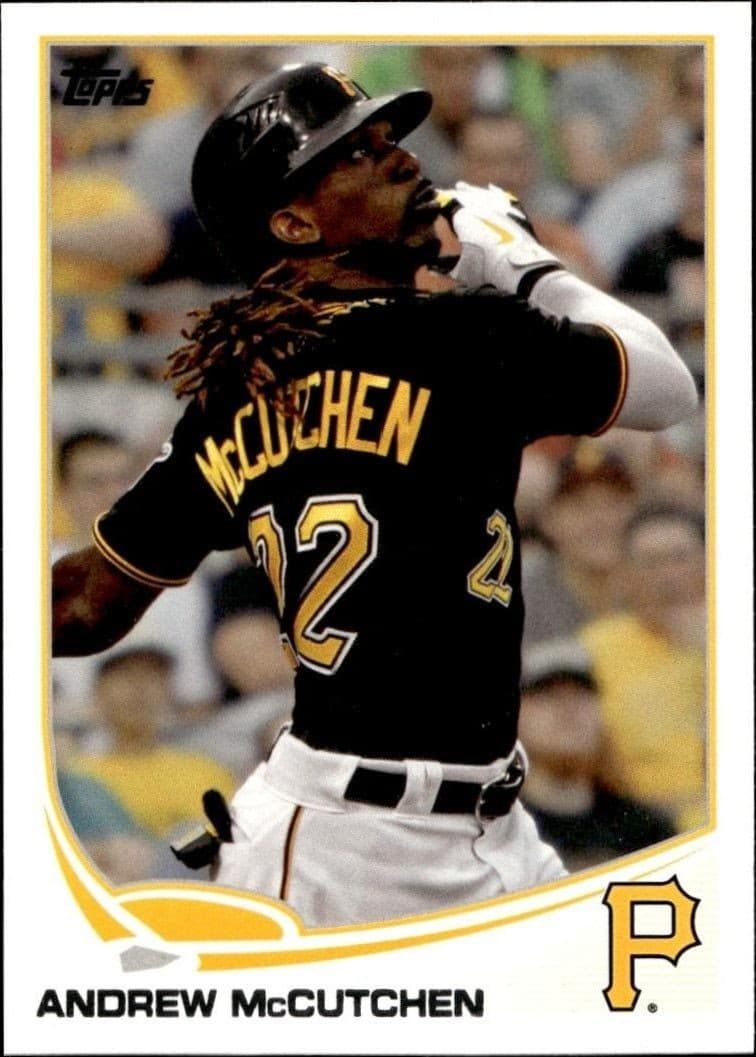 2013 Topps Series 1 Andrew McCutchen #122 trading card