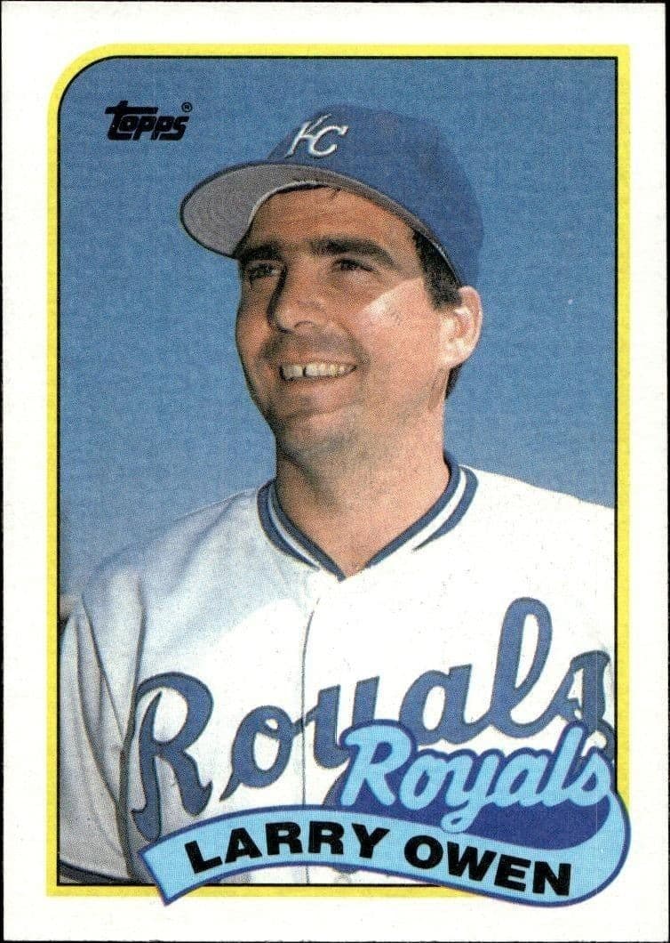 1989 Topps Larry Owen #87 baseball trading card front