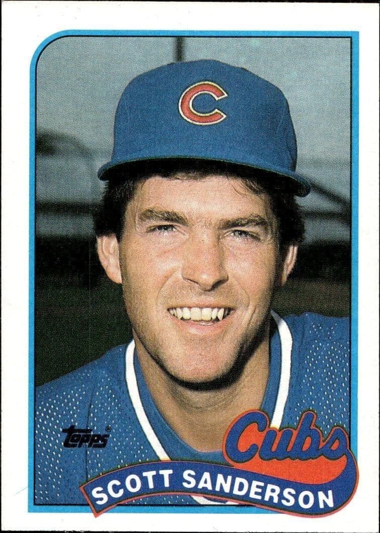 1989 Topps Scott Sanderson #212 baseball trading card front