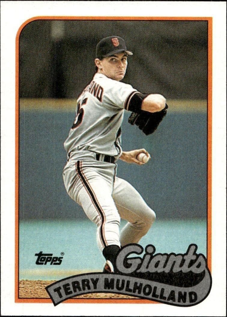 1989 Topps Terry Mulholland #41 trading card