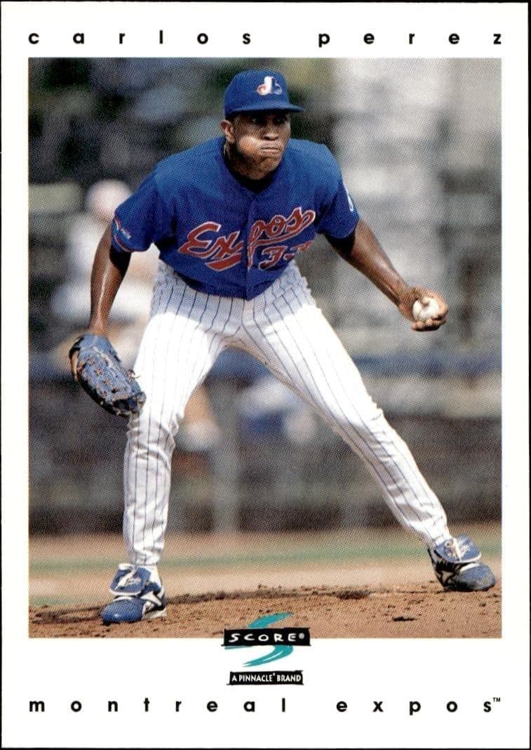 1997 Score Carlos Perez #HR381 trading card