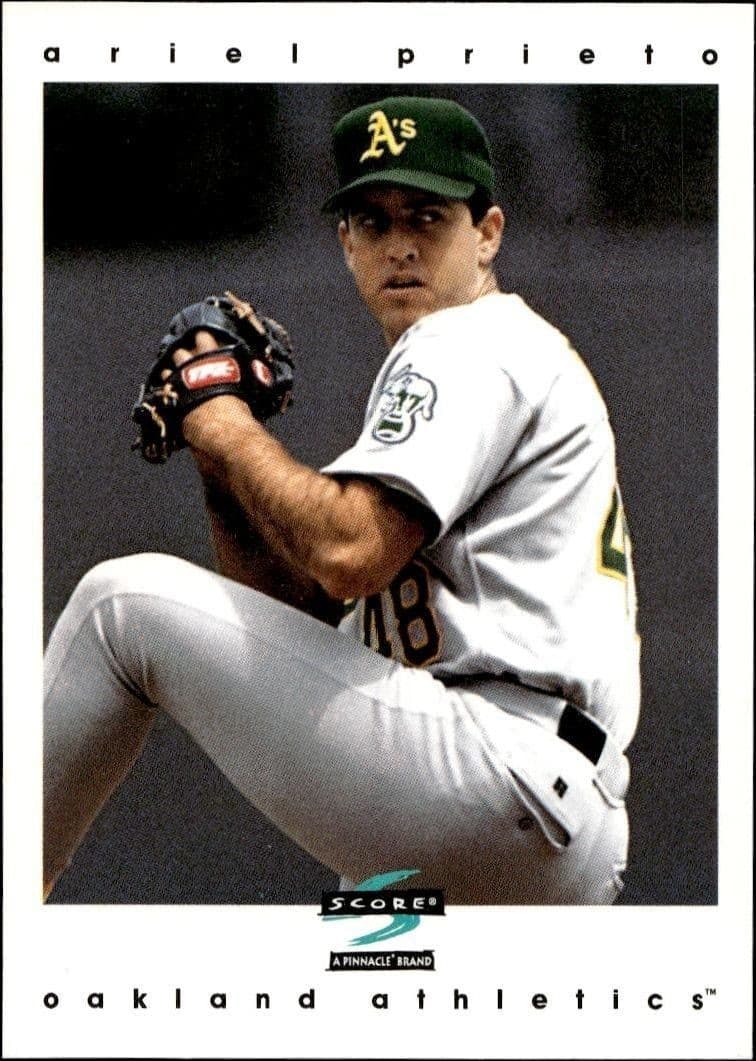 1997 Pinnacle Score Ariel Prieto #351 baseball trading card front
