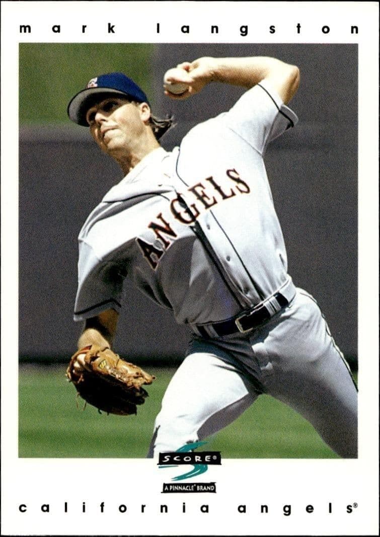 1997 Pinnacle Score Mark Langston #287 baseball trading card front