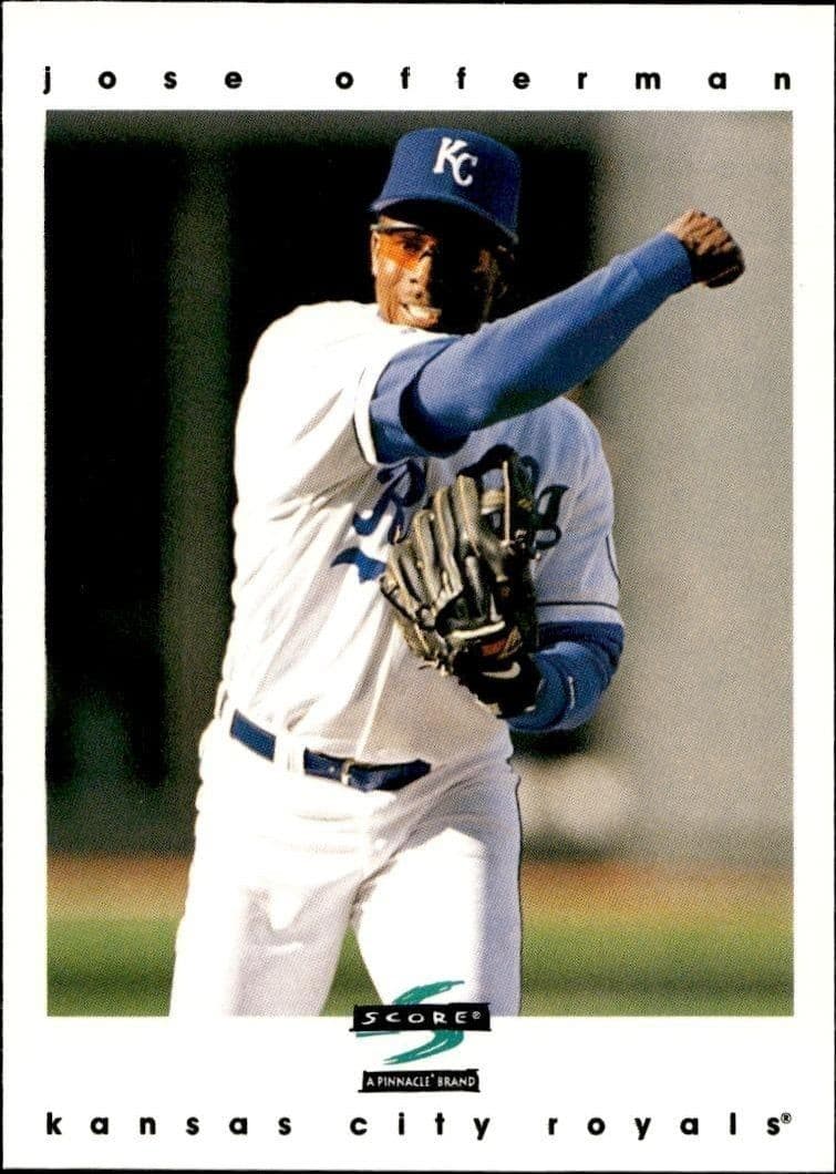 1997 Pinnacle Score Jose Offerman #302 baseball trading card front