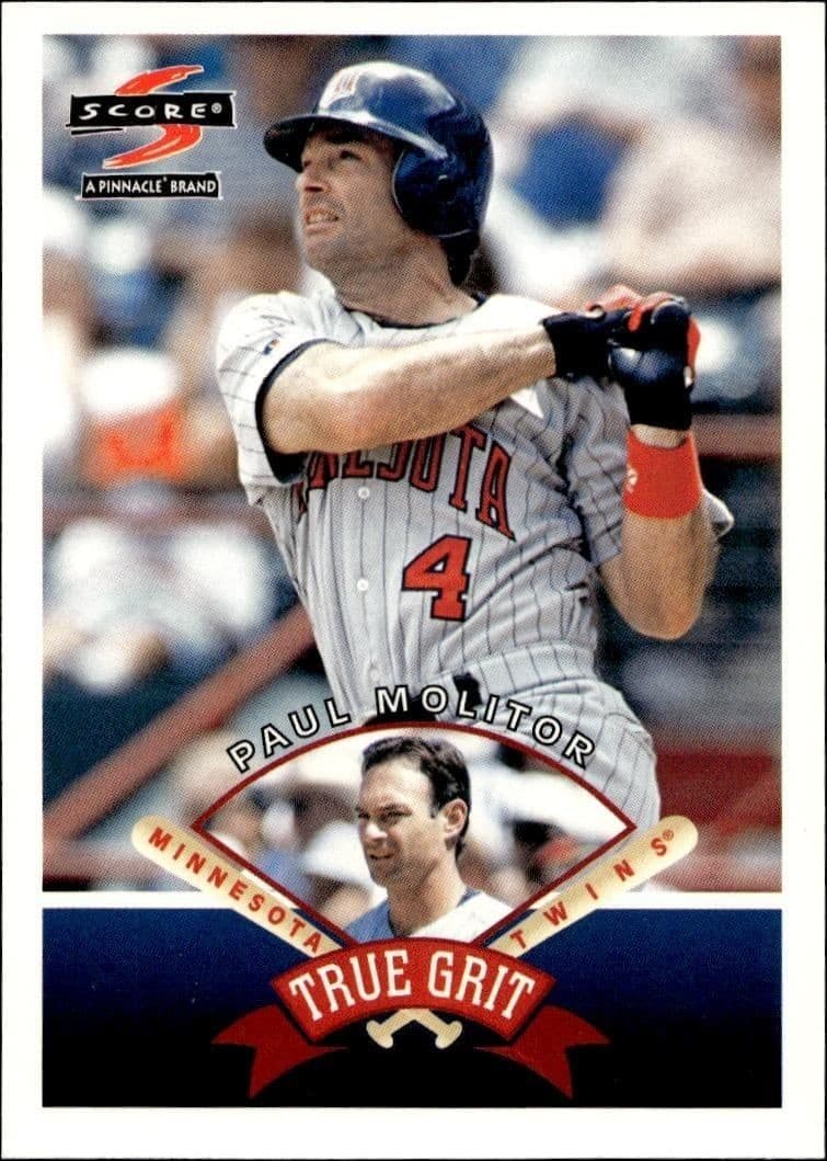 1997 Pinnacle Score Paul Molitor #541 baseball trading card front