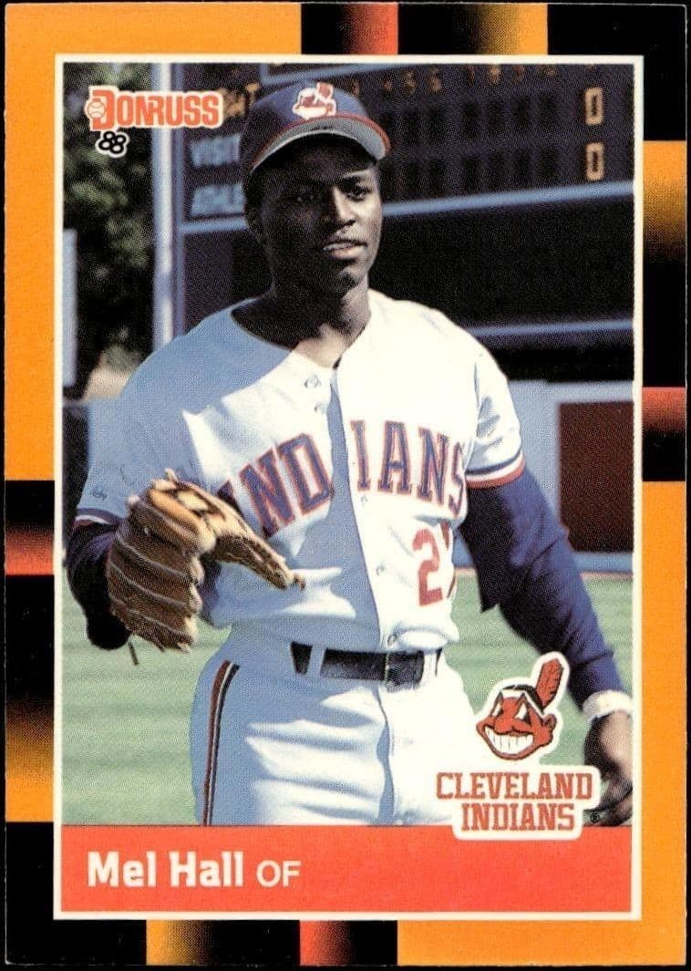 1988 Donruss Baseball's Best Mel Hall #173 trading card