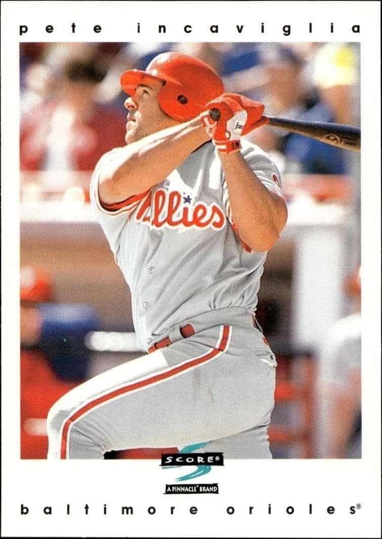 1997 Pinnacle Score Pete Incaviglia #44 baseball trading card front