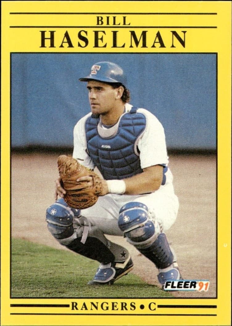 1991 Fleer Bill Haselman #287 baseball trading card front