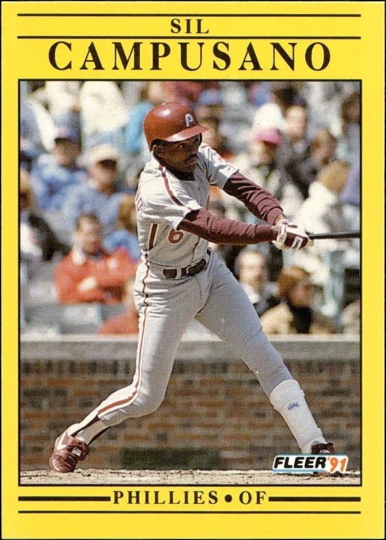 1991 Fleer Sil Campusano #389 baseball trading card front