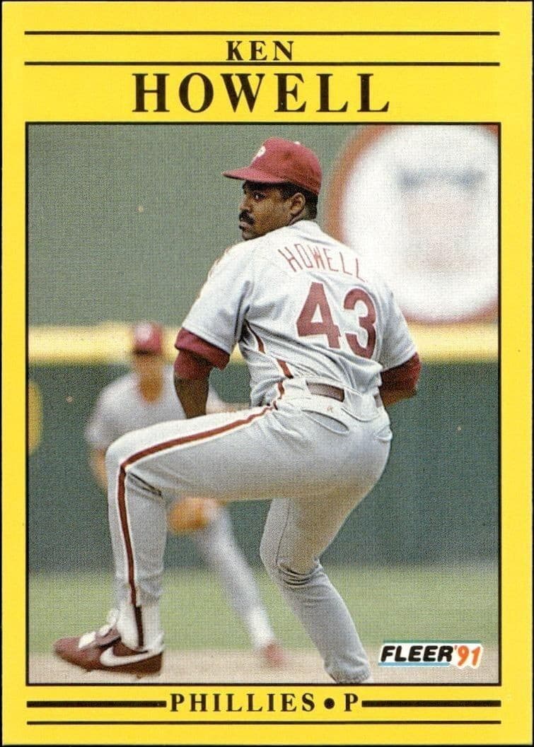 1991 Fleer Ken Howell #400 trading card