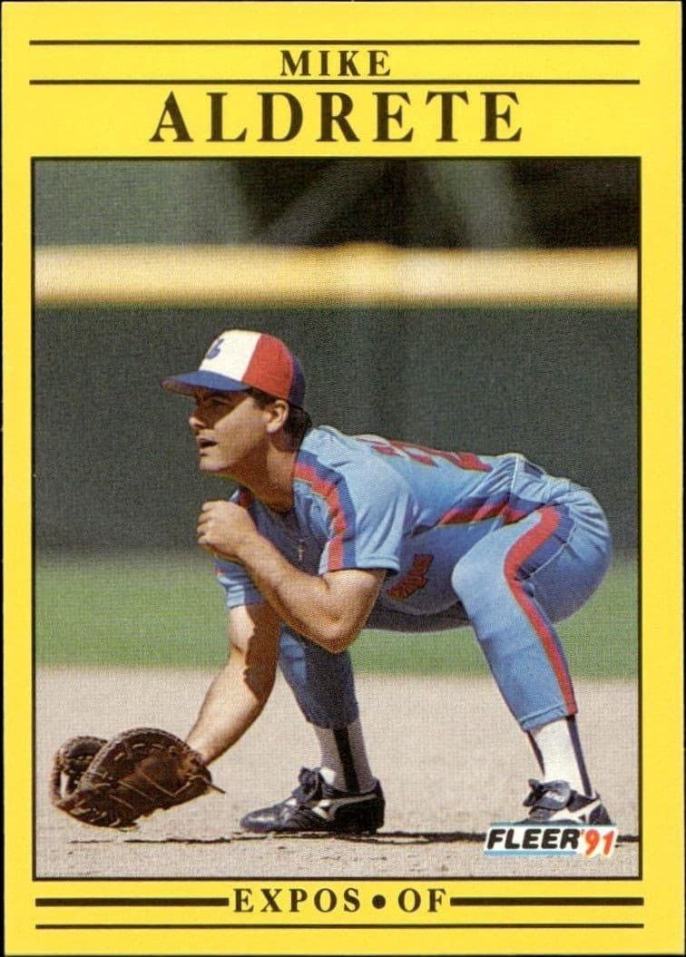 1991 Fleer Mike Aldrete #224 trading card