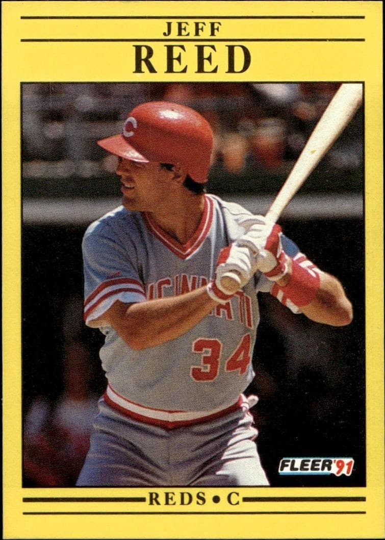 1991 Fleer Jeff Reed #78 trading card