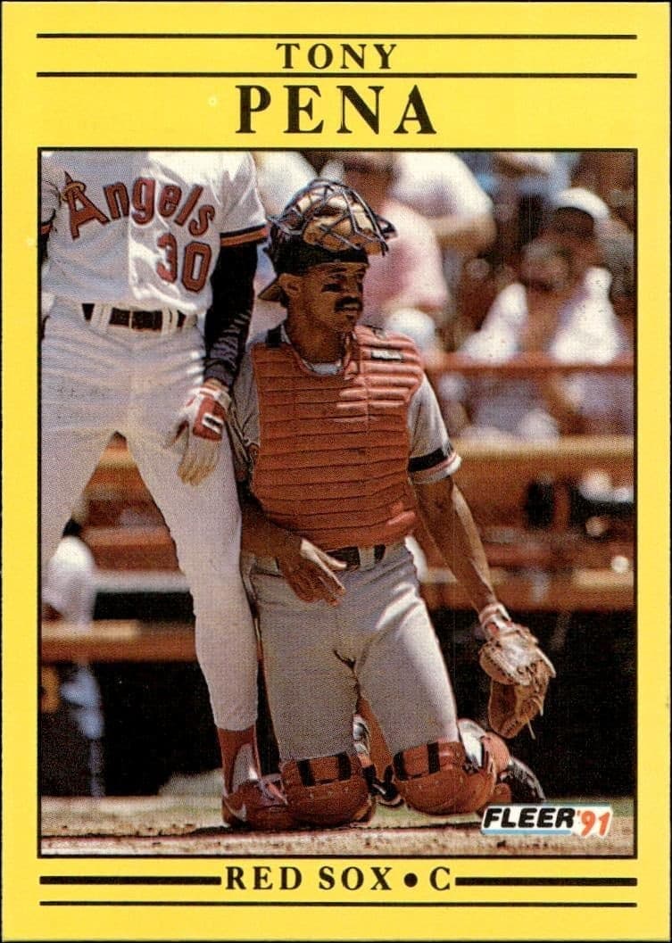 1991 Fleer Tony Pena #106 trading card