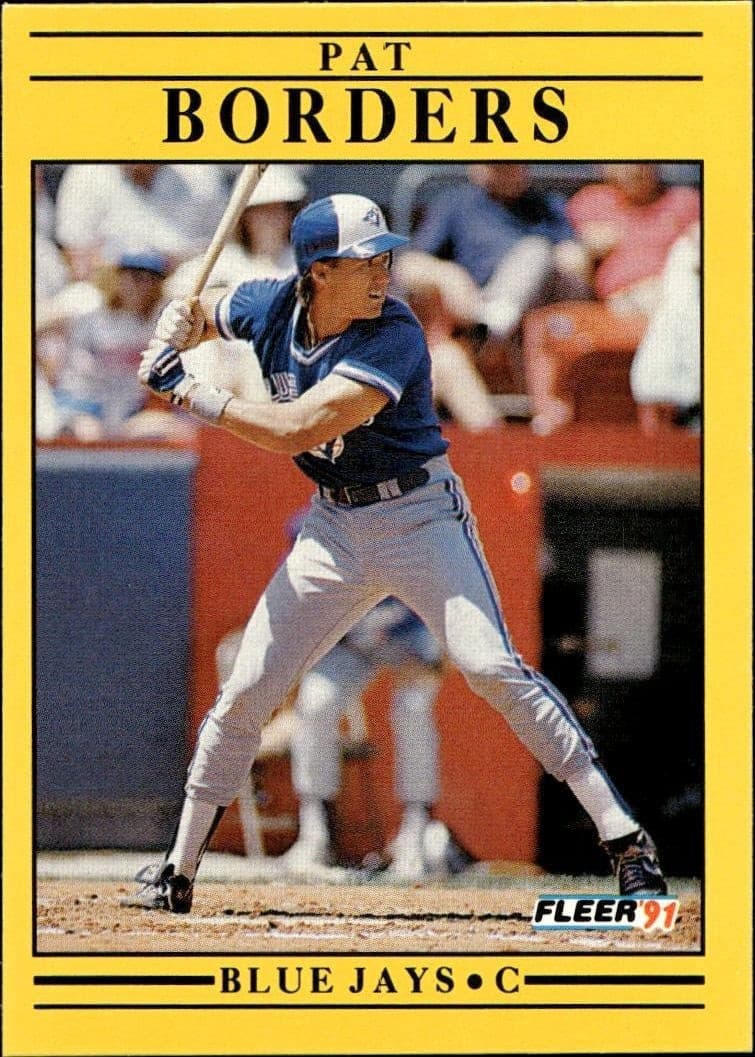 1991 Fleer Pat Borders #171 trading card