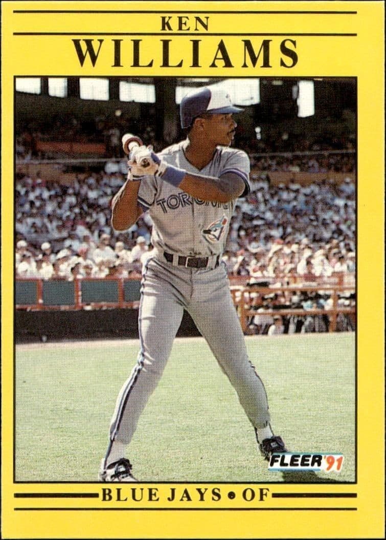 1991 Fleer Ken Williams #190 trading card