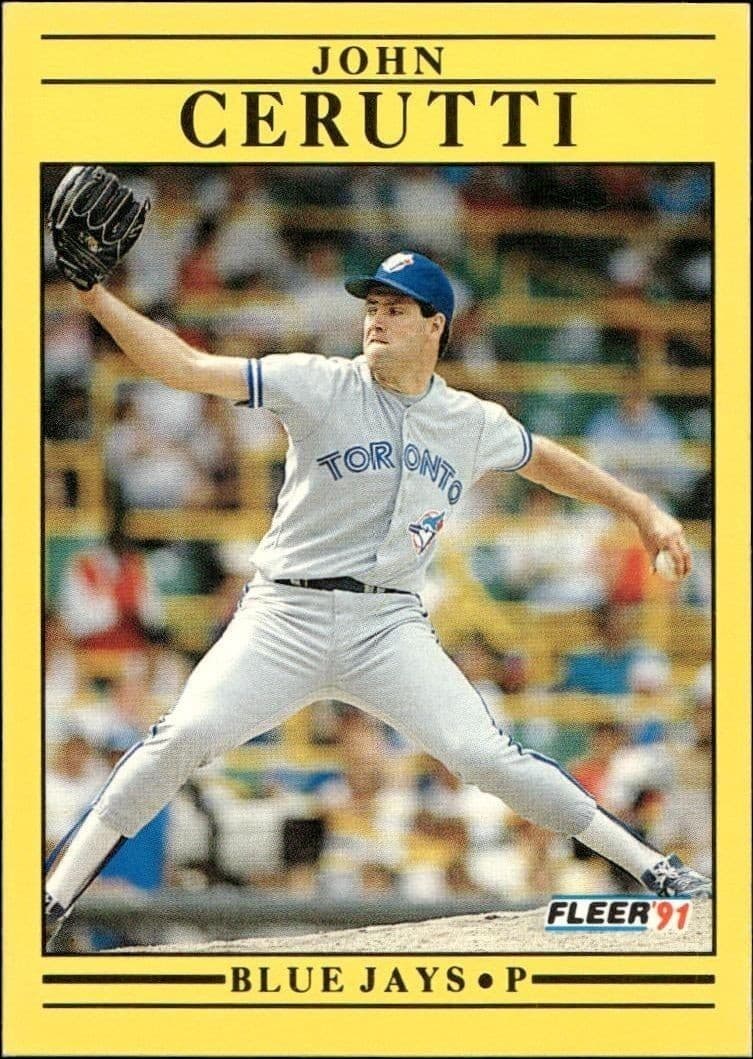 1991 Fleer John Cerutti #172 trading card