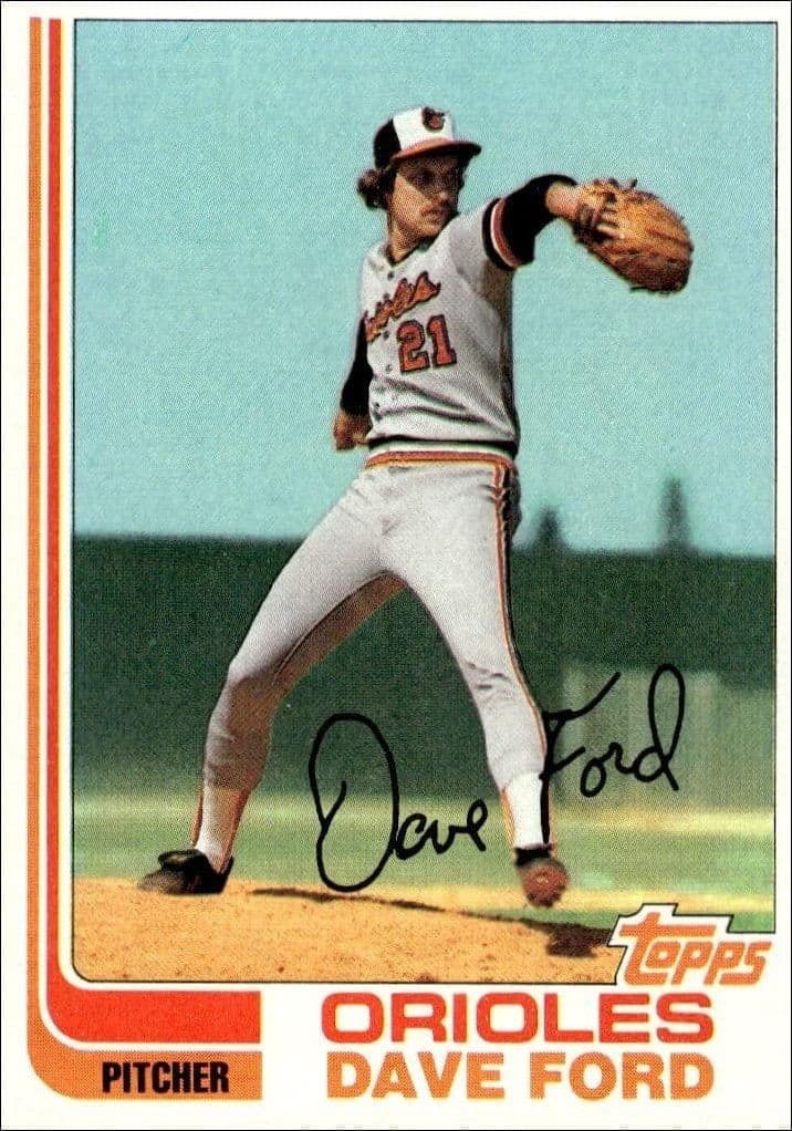 1982 Topps Dave Ford #174 baseball trading card front