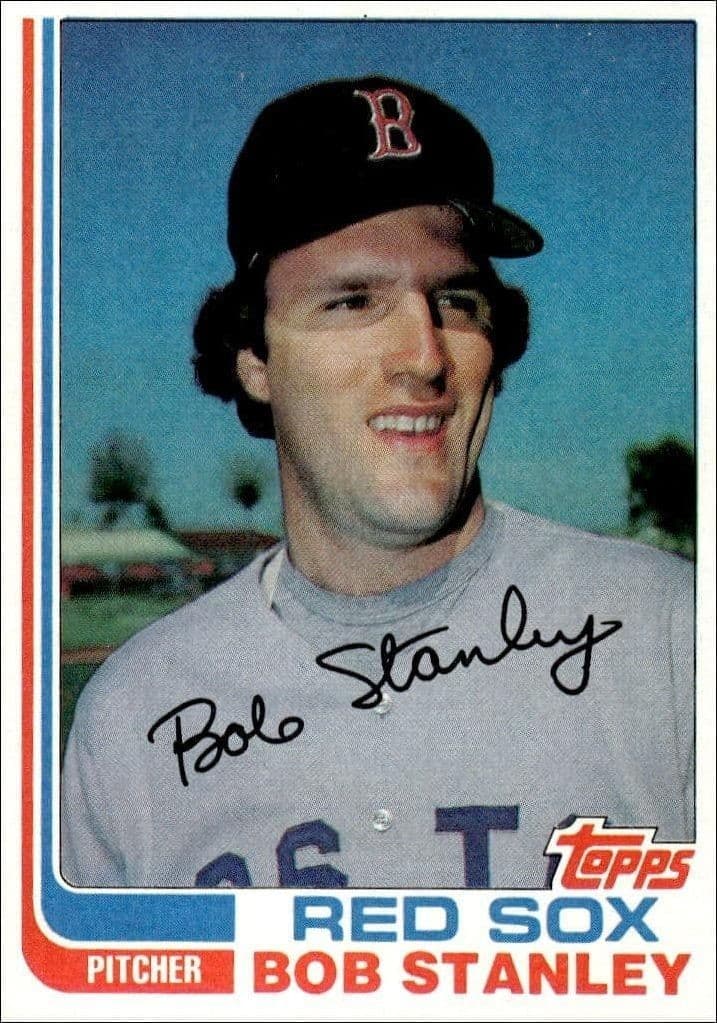 1982 Topps Bob Stanley #289 trading card