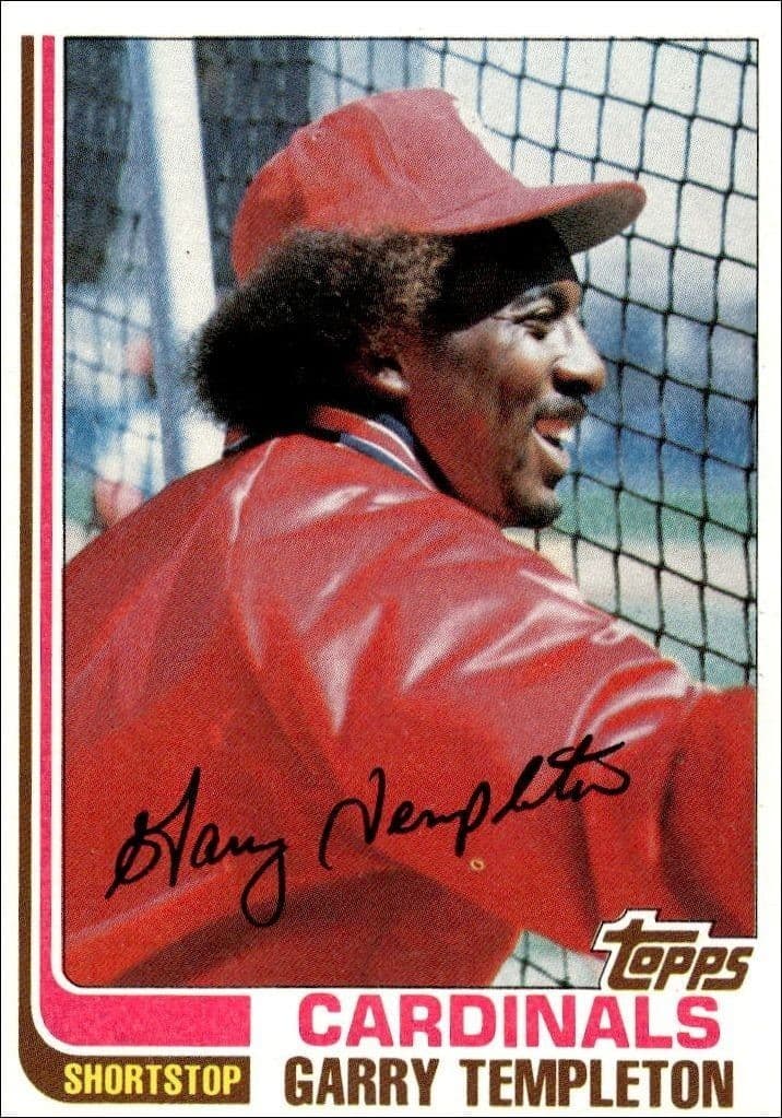 1982 Topps Garry Templeton #288 baseball trading card front