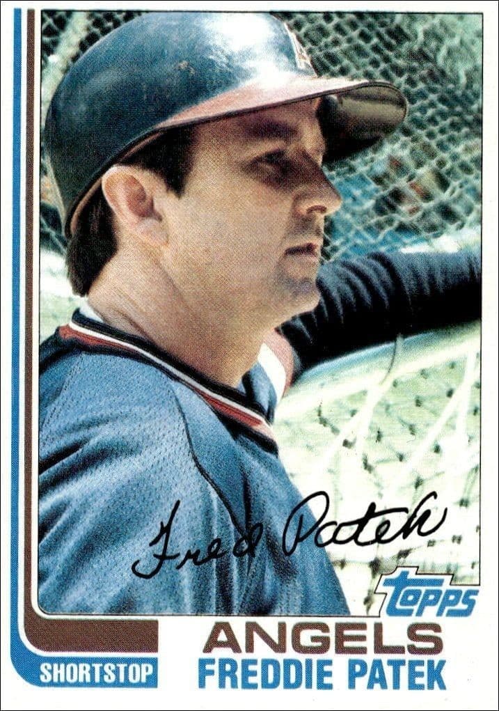 1982 Topps Freddie Patek #602 baseball trading card front