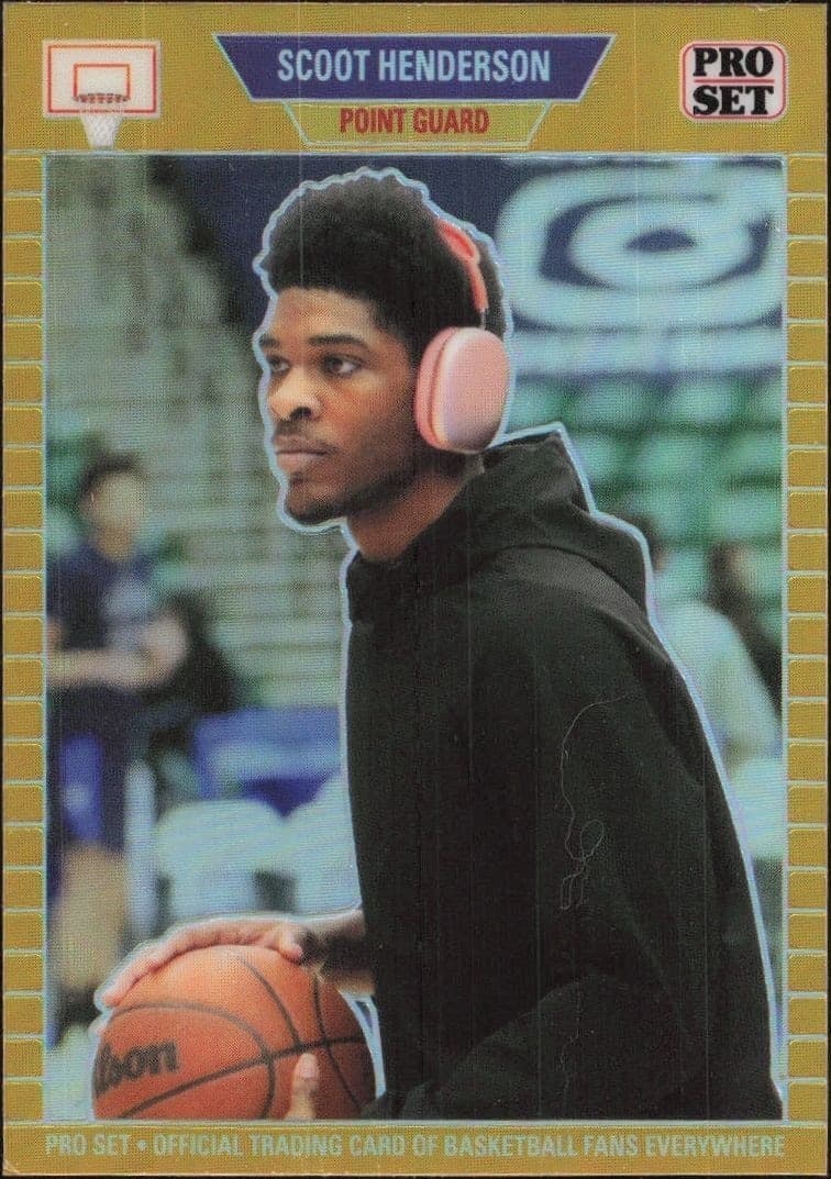 2023-24 Leaf Pro Set Scoot Henderson #PSG-23 trading card
