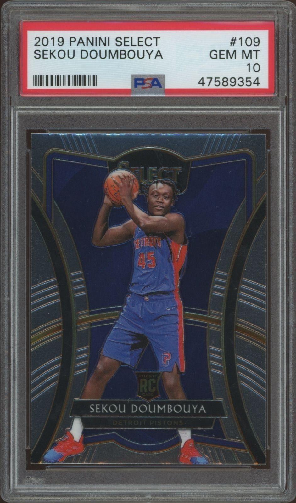 2019-20 Panini Select Sekou Doumbouya #109 trading card