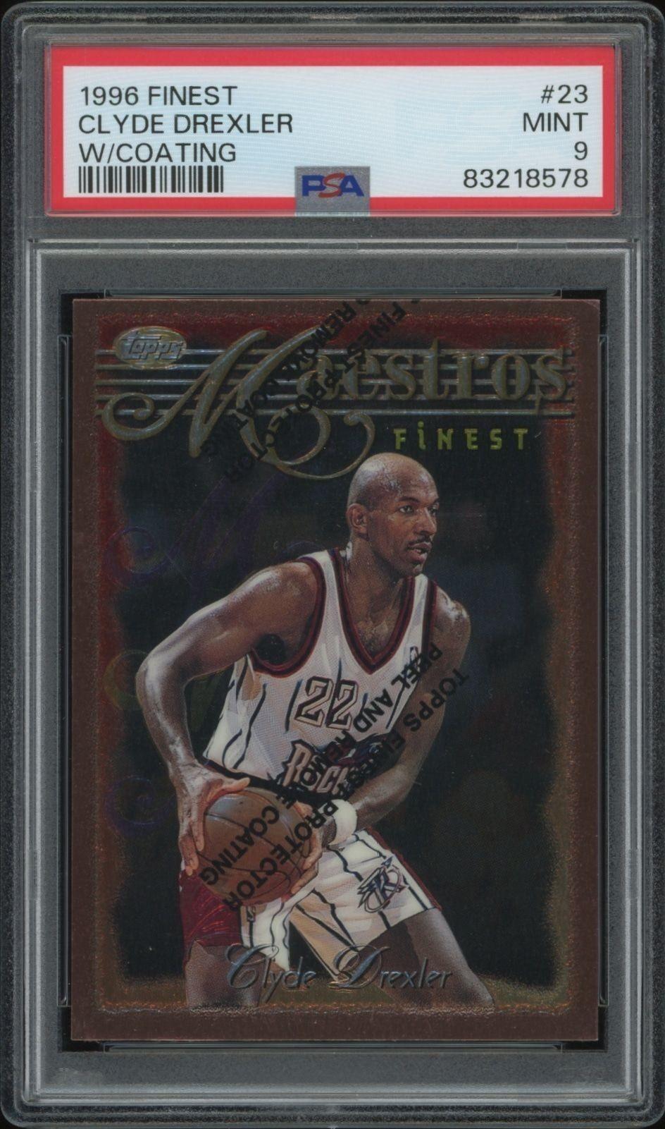1996-97 Topps Finest Clyde Drexler #23 trading card