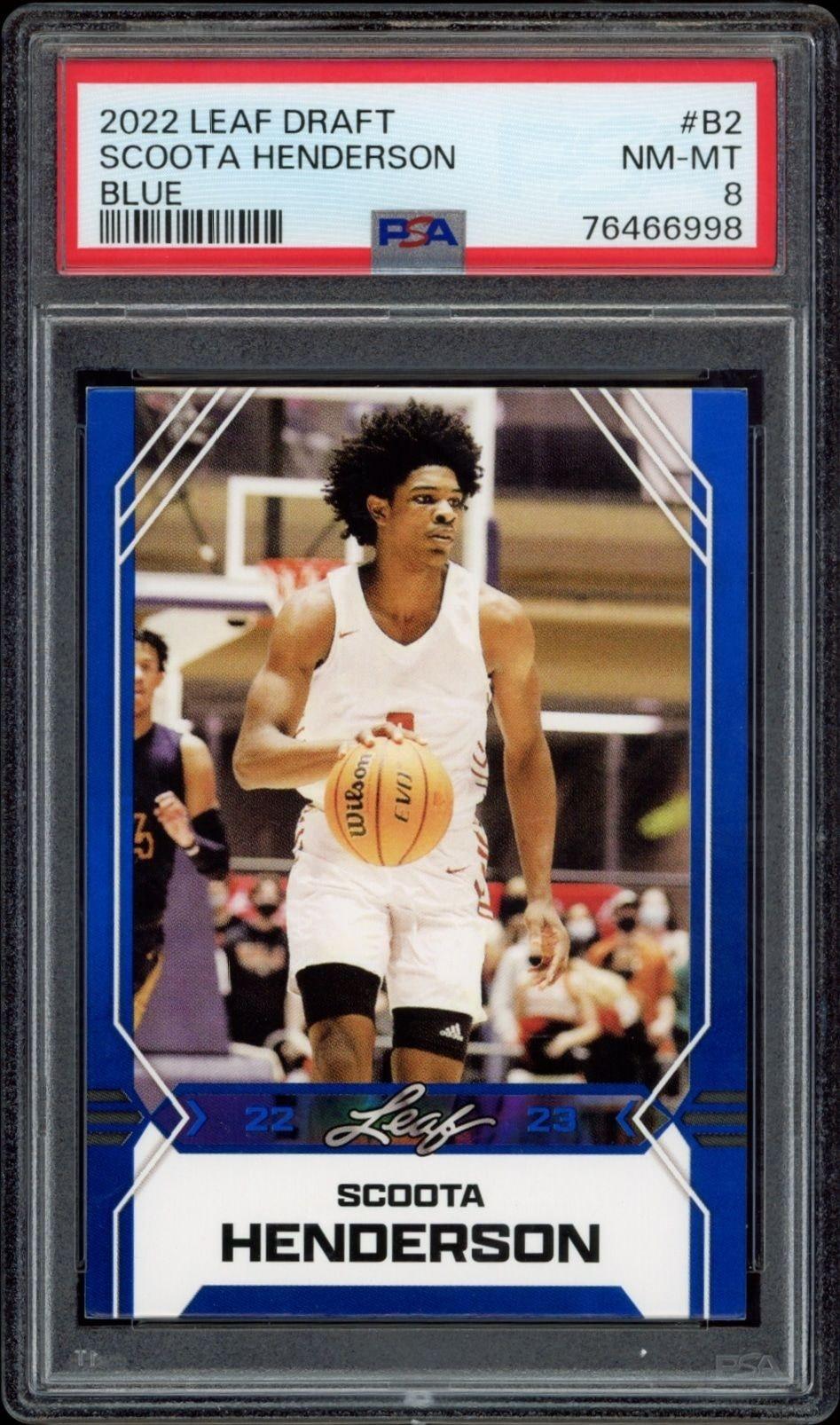 2022-23 Leaf Draft Scoot Henderson #B-2 trading card