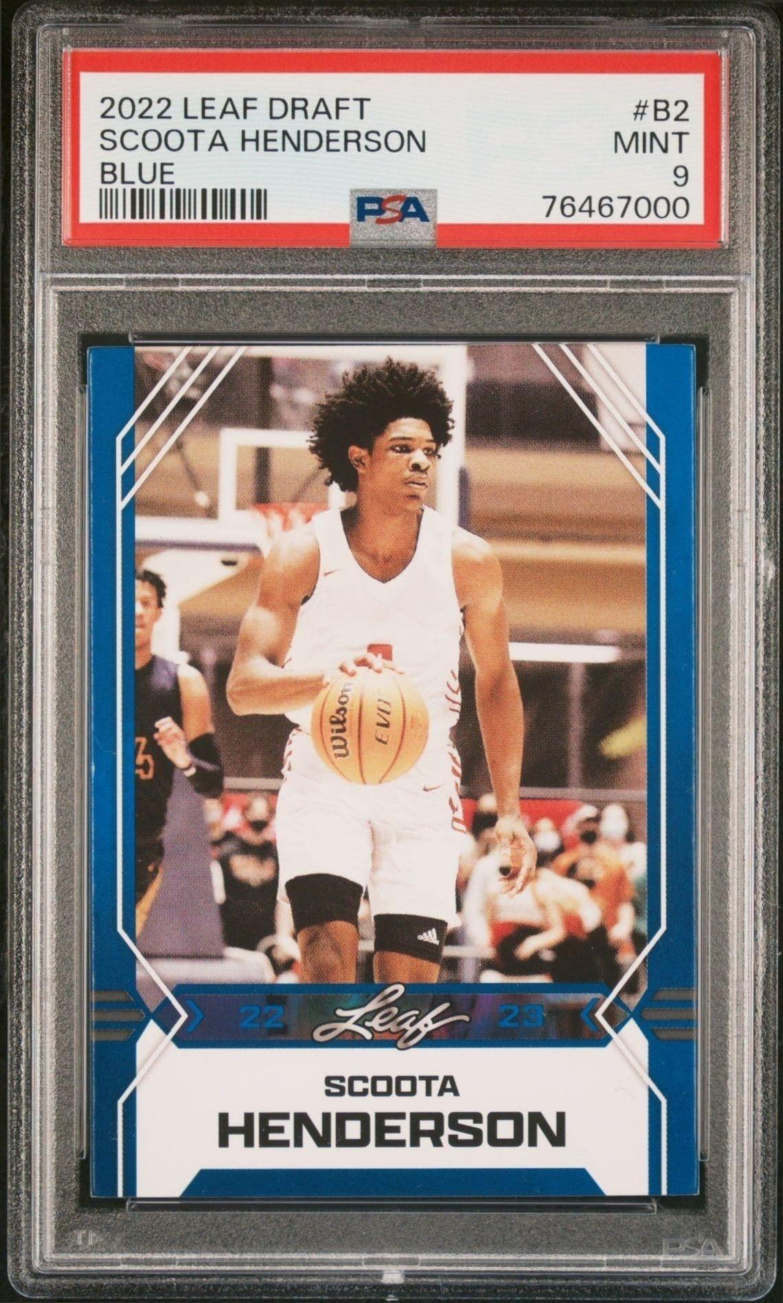2022-23 Leaf Draft Scoot Henderson #B-2 trading card
