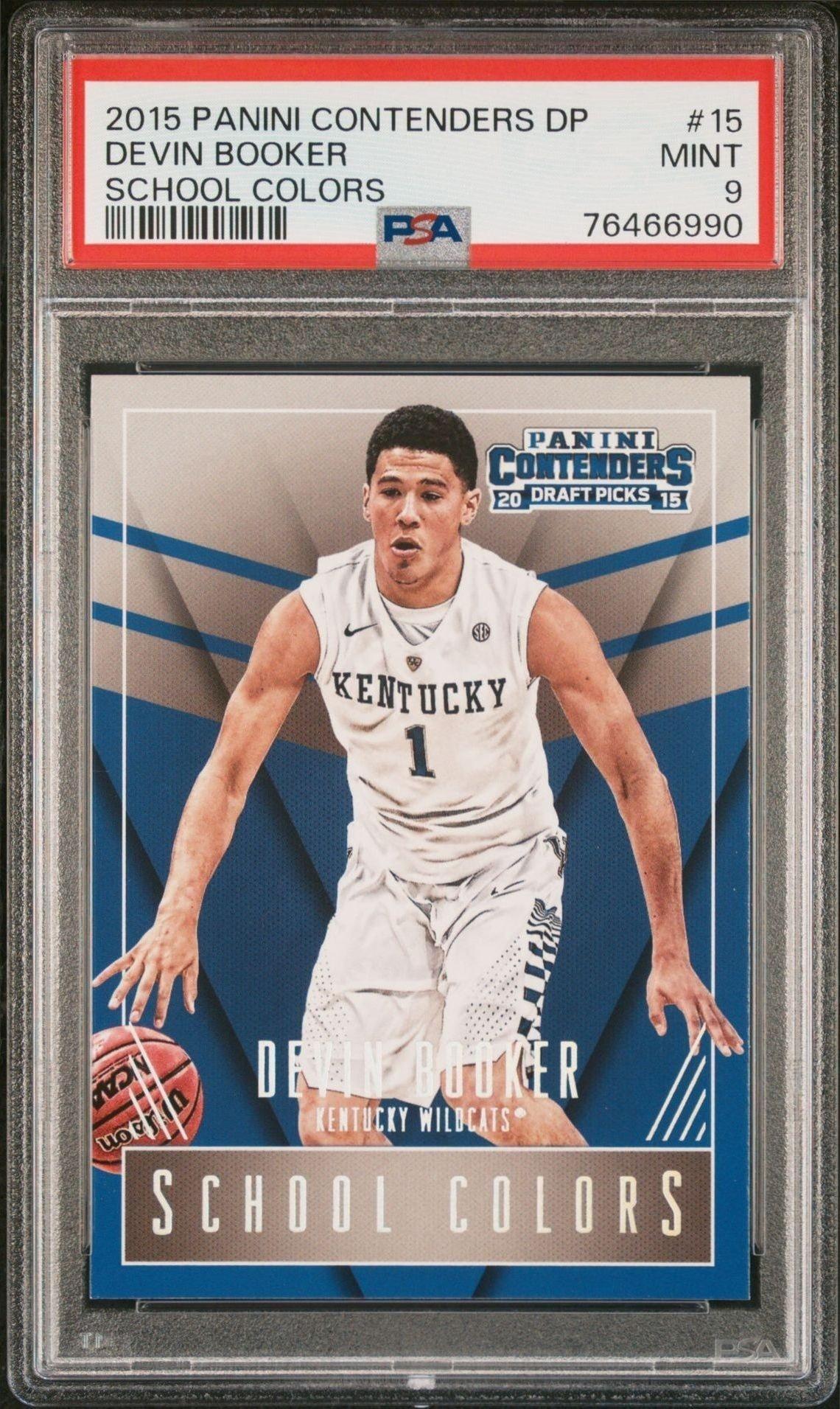 2015-16 Panini Contenders Draft Picks Devin Booker #15 trading card
