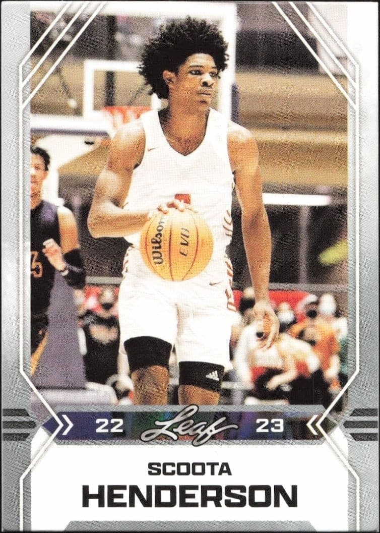2022-23 Leaf Draft Scoot Henderson #B-2 trading card