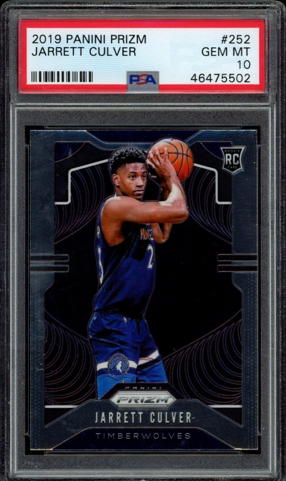 2019-20 Panini Jarrett Culver #252 trading card