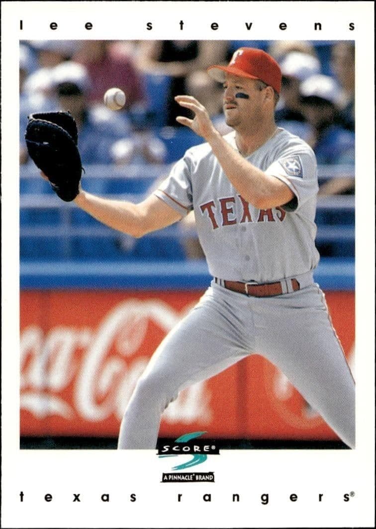 1997 Score Lee Stevens #376 trading card