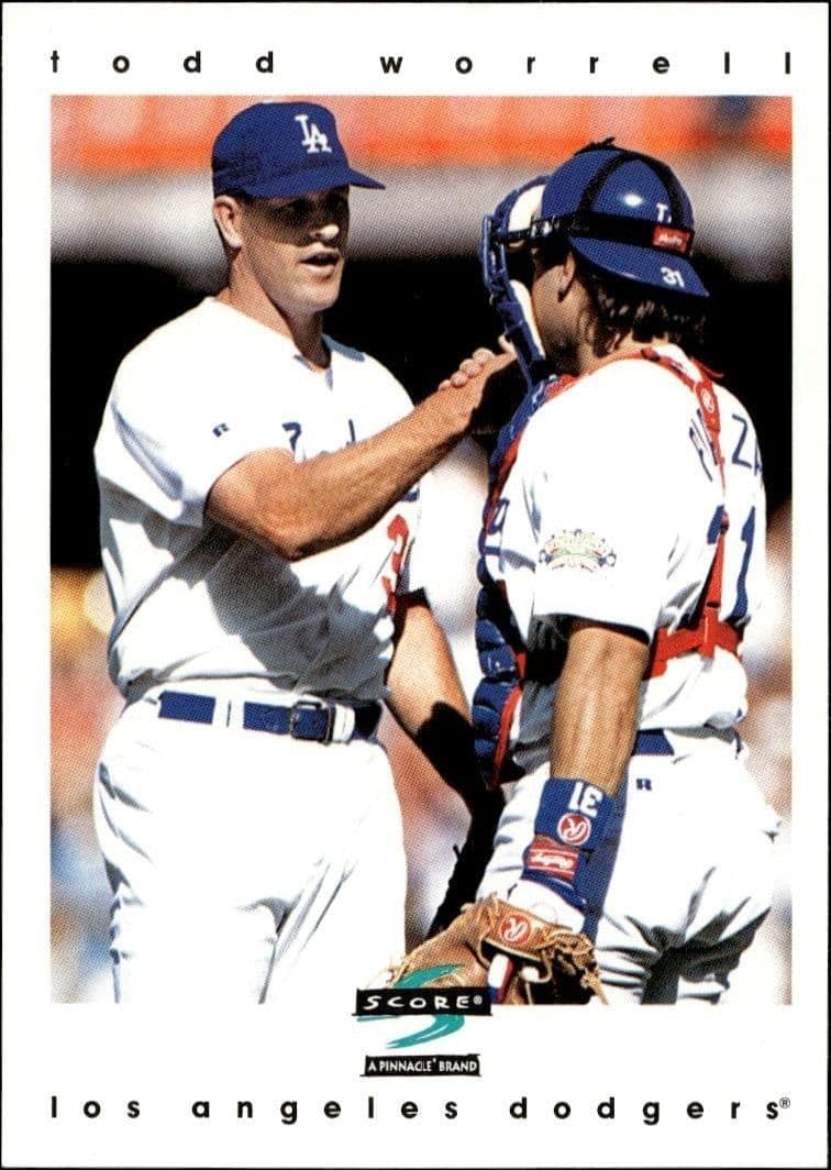 1997 Score Todd Worrell #392 trading card