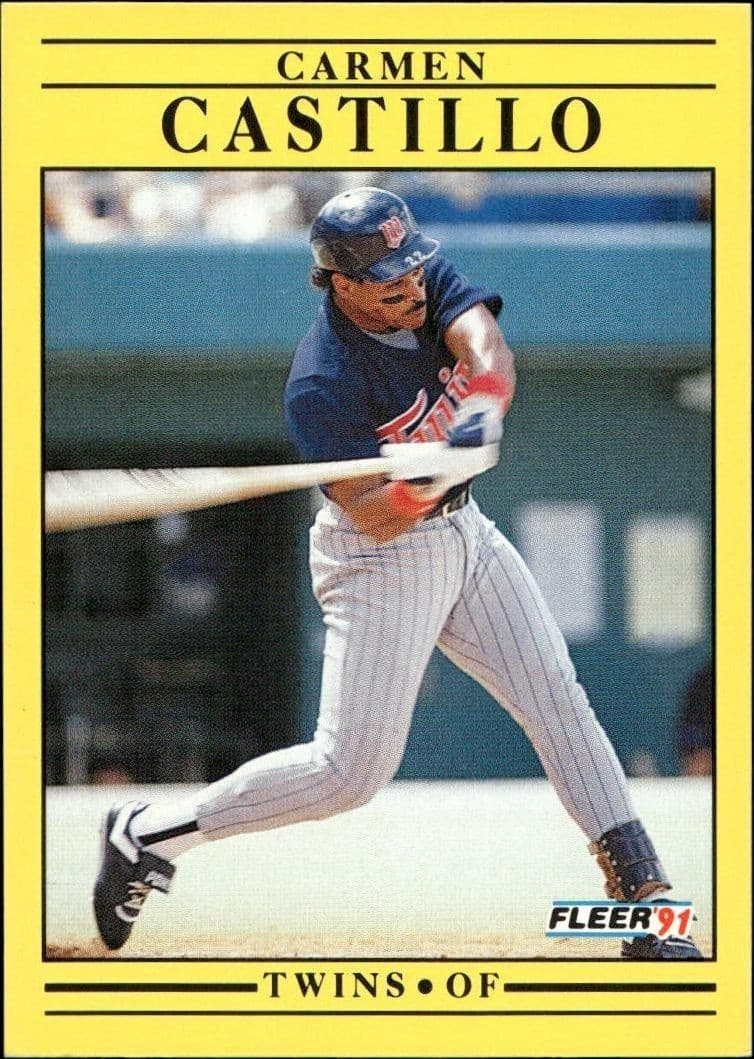 1991 Fleer Carmen Castillo #606 trading card