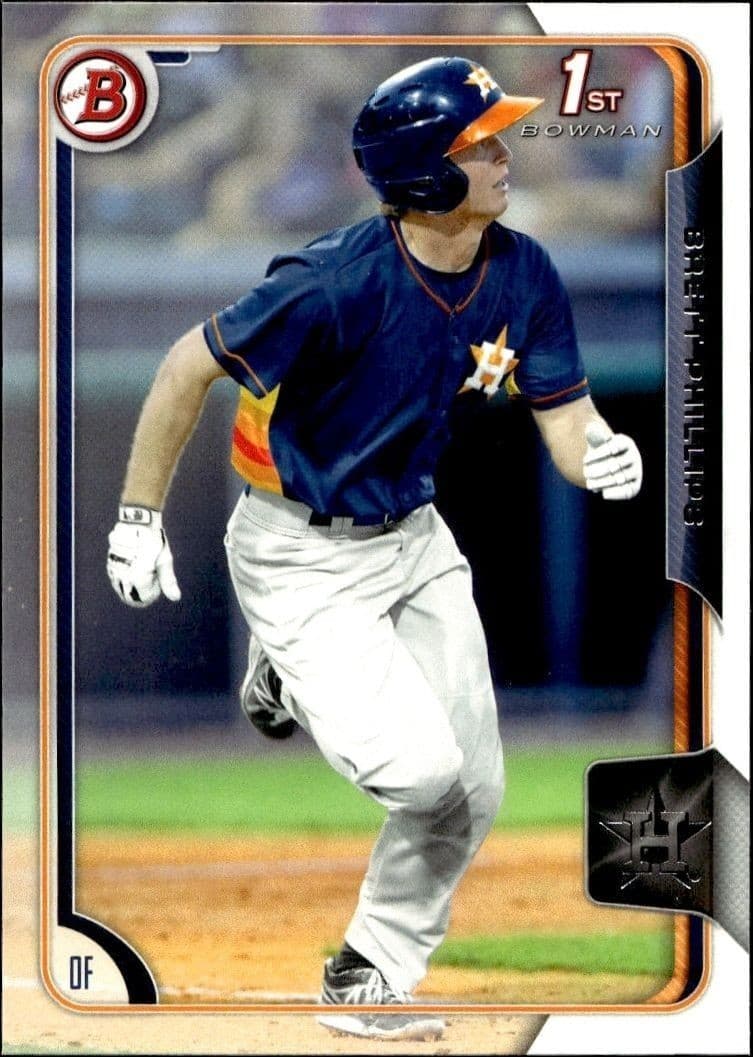 2015 Bowman Draft Brett Phillips #BP137 trading card