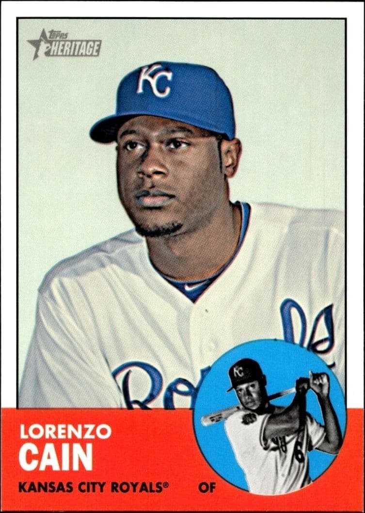 2012 Topps Heritage High Number Lorenzo Cain #H626 trading card