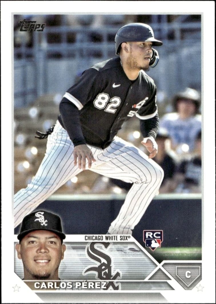 2023 Topps Series 2 Carlos Perez #452 baseball trading card front