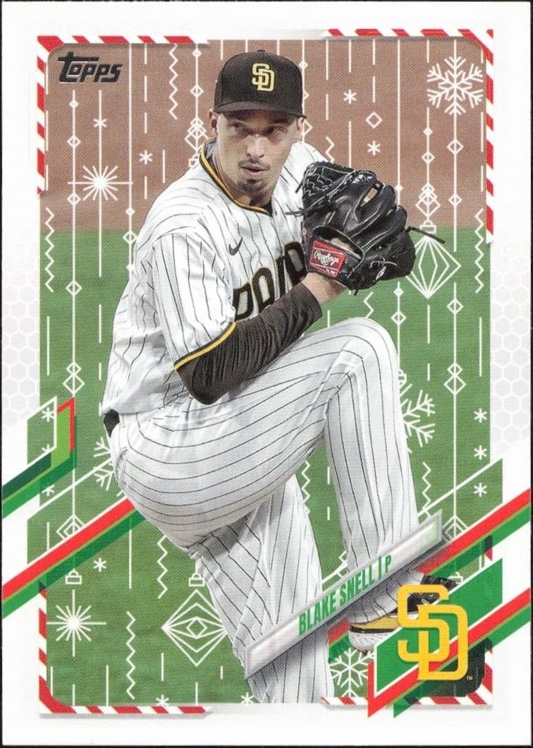 2021 Topps Holiday Blake Snell #HW48 trading card